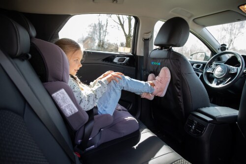 Volvo child seat kick guard top