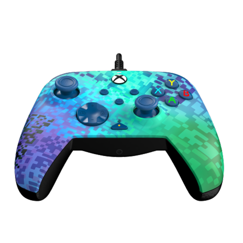 PDP REMATCH Advanced Wired Controller: Glitch Green For Xbox Series X|S Xbox One & Windows 10/11 PC Perspective: bottom