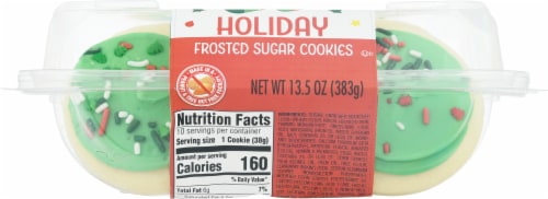 Lofthouse Holiday Frosted Sugar Cookies Perspective: bottom