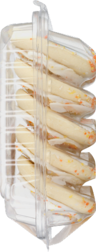 Lofthouse Candy Corn Frosted Sugar Cookies Perspective: bottom