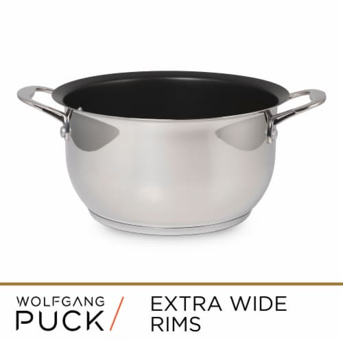 Wolfgang Puck 6-Piece Stainless Steel Pots and Pan Set; Scratch-Resistant  Non-Stick Cookware, 1 unit - Kroger