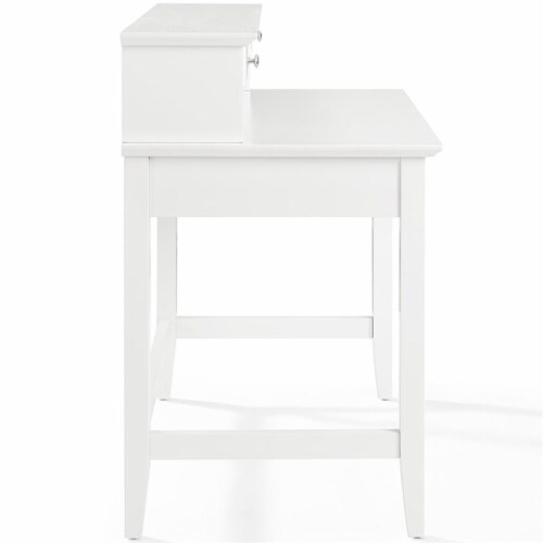 Campbell Writing Desk with Hutch in White Crosley 1 Dillons Food Stores
