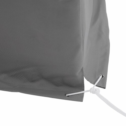 Outdoor Catalina Round Sectional Furniture Cover Perspective: bottom