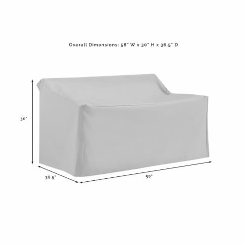 Outdoor Loveseat Furniture Cover Perspective: bottom