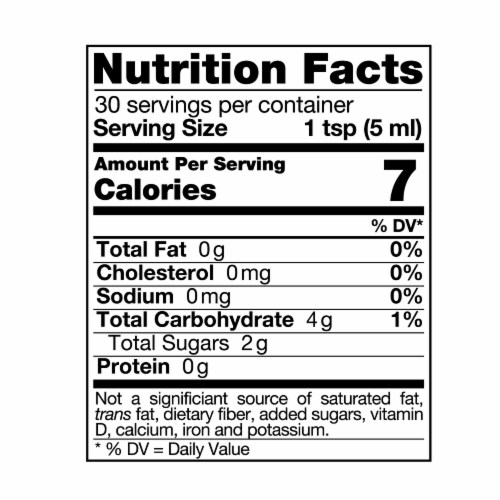Certified Organic Pure Yacon Syrup USDA - Natural Sweetener Rich in Antioxidants, Glass Jar Perspective: bottom