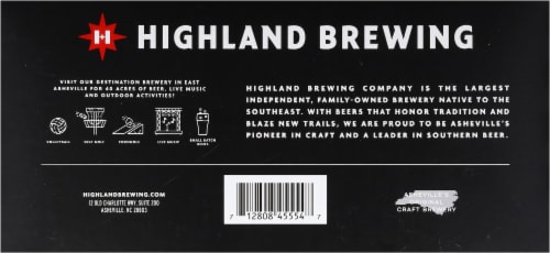 Highland Brewing Company Variety Pack Beer Perspective: bottom