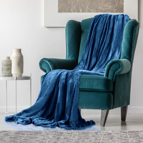 Lux Decor Collection King Fleece Blanket Super Soft Microfiber