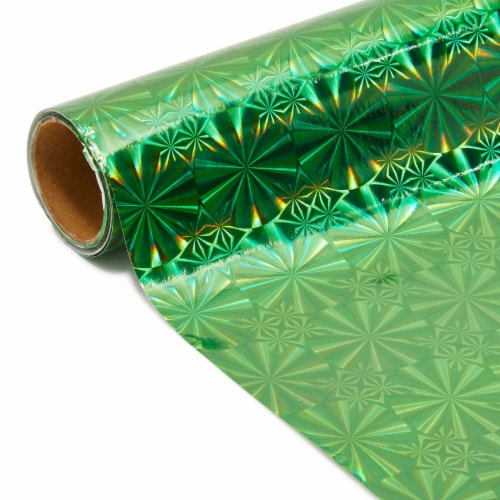 6 Rolls Shiny Gift Wrapping Paper, 6 Iridescent Holographic Colors