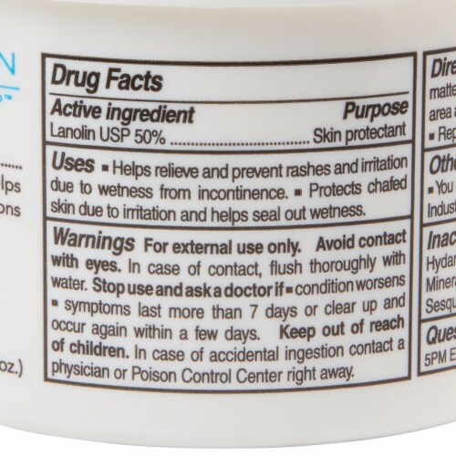 Lantiseptic Lanolin Scent Skin Protectant Ointment 4.5 oz. Jar LS0310 1 Ct Perspective: bottom