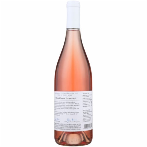 Willamette Valley Vineyards Whole Cluster Pinot Noir Oregon Rose Wine Perspective: bottom