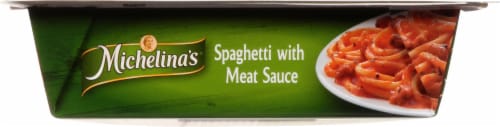 Michelina's Authentico Spaghetti with Meat Sauce Frozen Meal Perspective: bottom