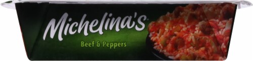 Michelina's® Beef & Peppers Frozen Meal Perspective: bottom