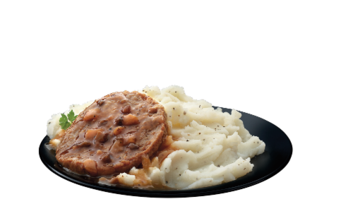 Michelina's® Salisbury Steak with Mashed Potatoes & Gravy Frozen Meal Perspective: bottom