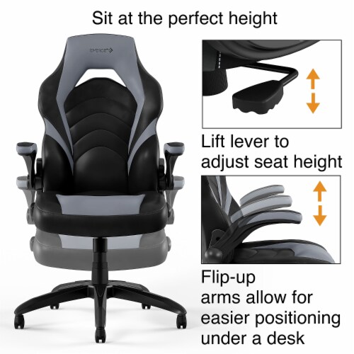 Staples Gaming Chair Black and Grey 2829477 1 Pick n Save