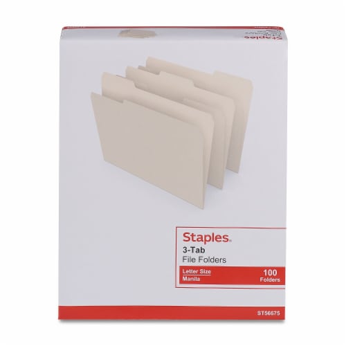 Staples shop filing folders