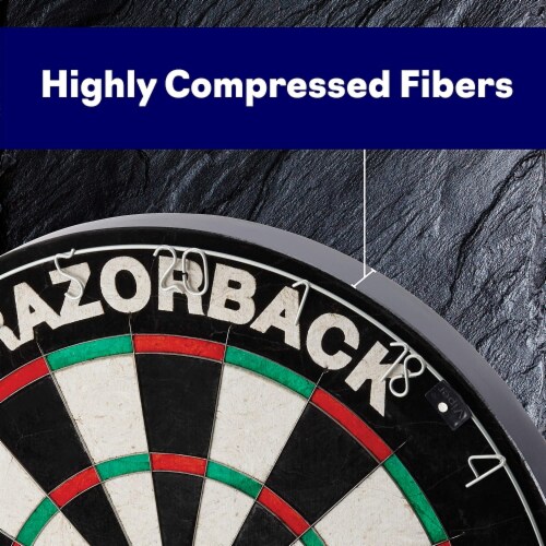 Viper Espresso Finish Metropolitan Sisal Bristle Steel Tip Dartboard