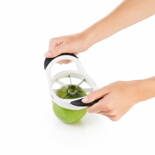 OXO SoftWorks® Apple Divider and Corer - Black Perspective: bottom