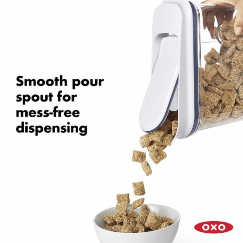 OXO Good Grips POP Cereal Dispenser - Clear/White Perspective: bottom
