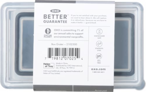 OXO SoftWorks™ Stainless Steel Box Grater - Silver Perspective: bottom