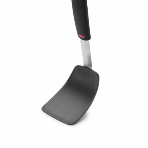 OXO SoftWorks Silicone Flexible Turner - Black Perspective: bottom