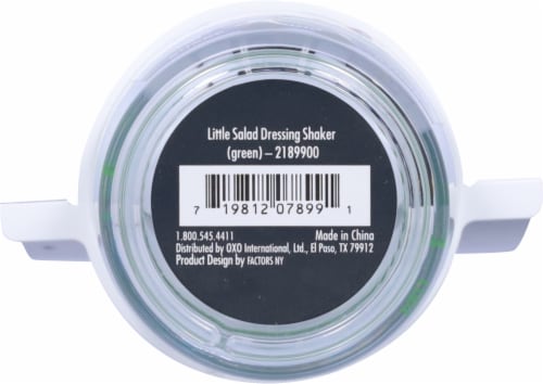 OXO Soft Works Little Salad Dressing Shaker - Green/Clear Perspective: bottom