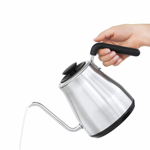 OXO BREW Black Stainless Steel Adjustable Temperature Kettle