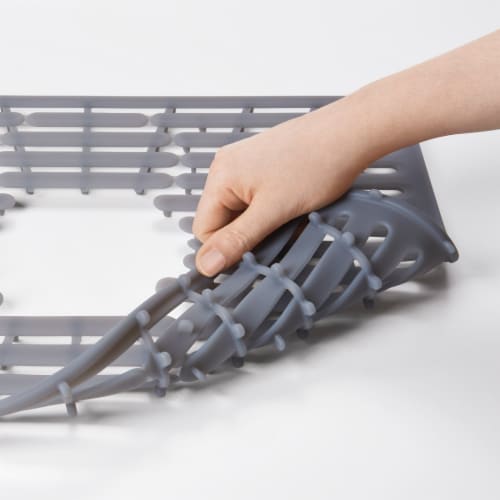 OXO SoftWorks Small Silicone Sink Mat Perspective: bottom