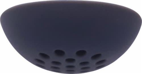 OXO SoftWorks® Silicone Slotted Spoon - Peppercorn Perspective: bottom