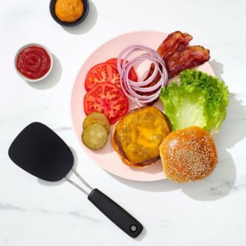OXO Good Grips Nylon Flexible Turner - Black Perspective: bottom