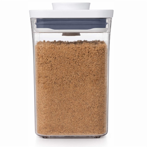 OXO 11234000 Good Grips Short 1.1 Quart Bulk Food Storage POP Container, Clear Perspective: bottom