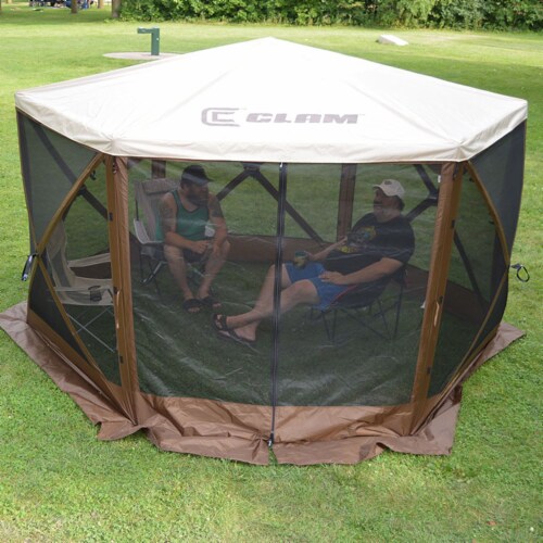 CLAM Quick Set Escape Sky Screened Canopy Tent Rain Fly Tarp