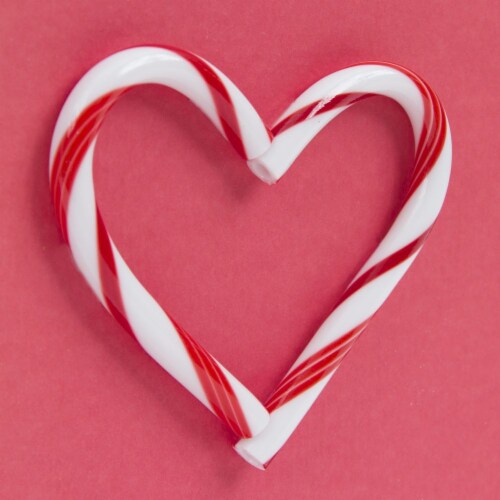 Christmas Card #32: Hallmark Signature Holiday Card for Significant Other (Candy Cane Heart) Perspective: bottom