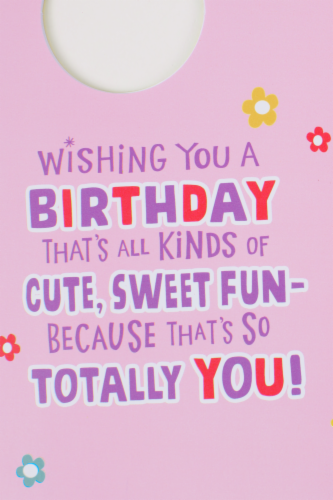 Birthday Card for Kid #1: Hallmark Fairy and Snail with Stickers Card Perspective: bottom