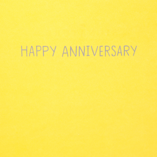 Anniversary Card #17: Hallmark Signature Coffee and Doughnut Card Perspective: bottom