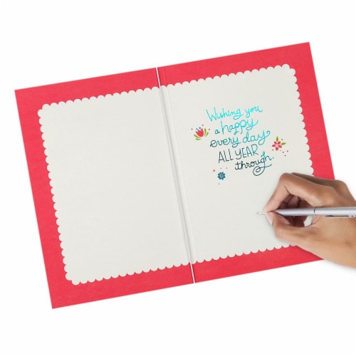 Mother's Day Card #35: Hallmark Peanuts Mother's Day Card (Snoopy with Flowers) Perspective: bottom