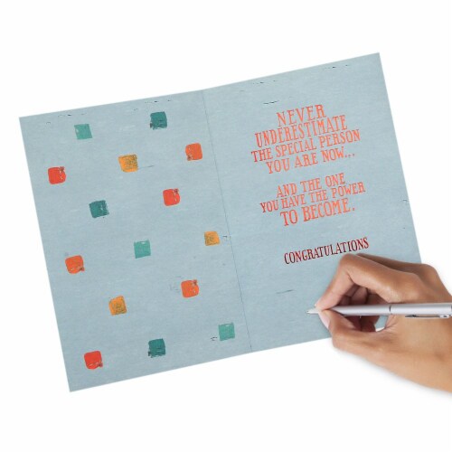 Graduation Card #41: Hallmark Never Underestimate Perspective: bottom