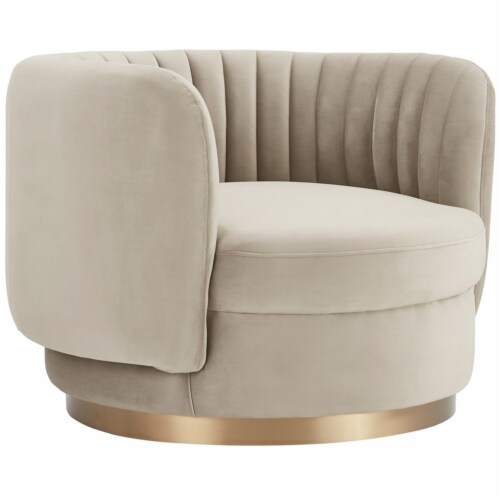 Gold swivel online accent chair