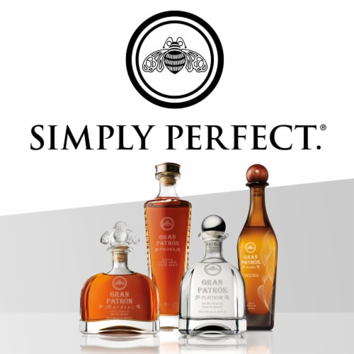 PATRÓN® Platinum Silver Tequila Perspective: bottom