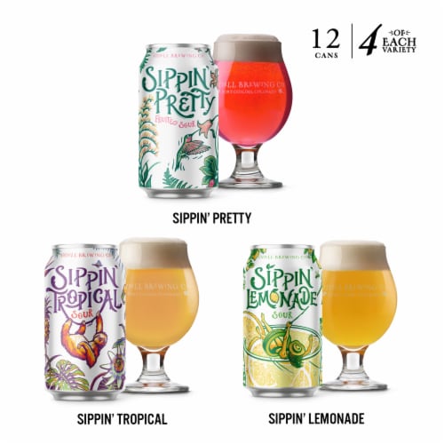 Odell Brewing Sippin Variety Craft Beer Cans 12 pk Perspective: bottom