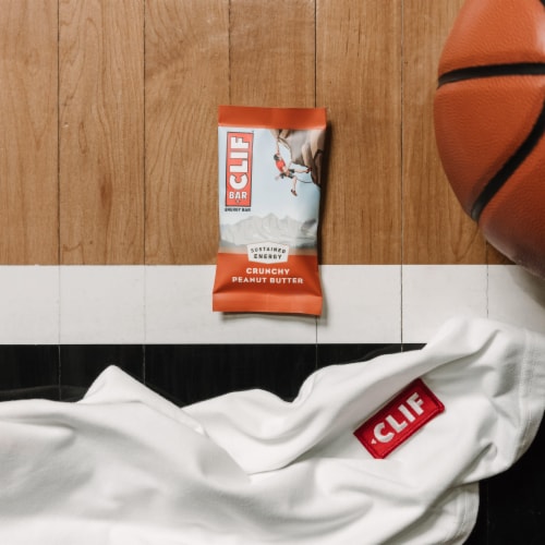 Clif Bar Crunchy Peanut Butter Energy Bar Perspective: bottom