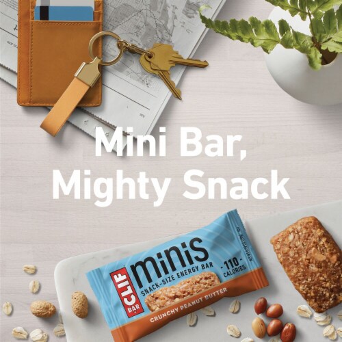 Clif® Bar Crunch Peanut Butter Mini Snack Bars Perspective: bottom