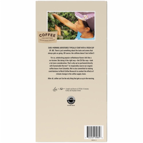Clif Bar® Coffee Collection Vanilla Almond Latte Energy Bar Case Sale Perspective: bottom