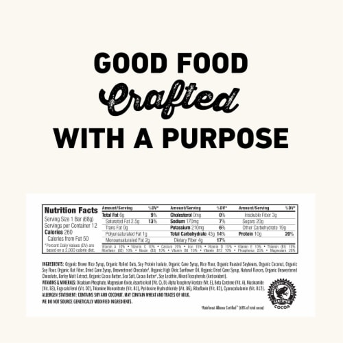 Clif Bar Coconut Chocolate Chip Energy Bars Perspective: bottom