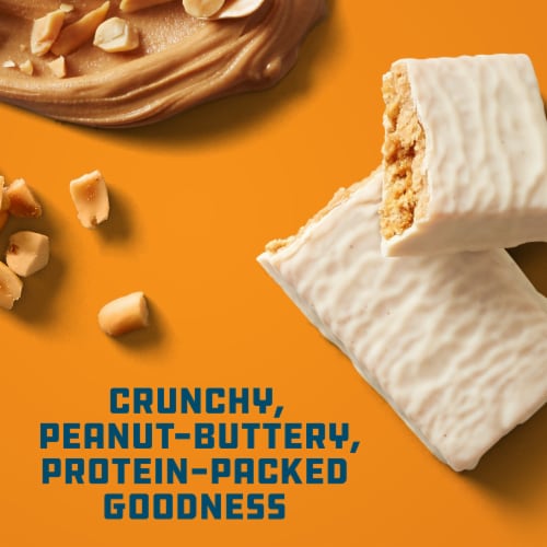 Clif Builders Crunchy Peanut Butter Protein Bars Perspective: bottom