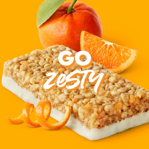 Luna® Gluten Free Tangerine Zest Nutrition Bars with Prebiotics Perspective: bottom