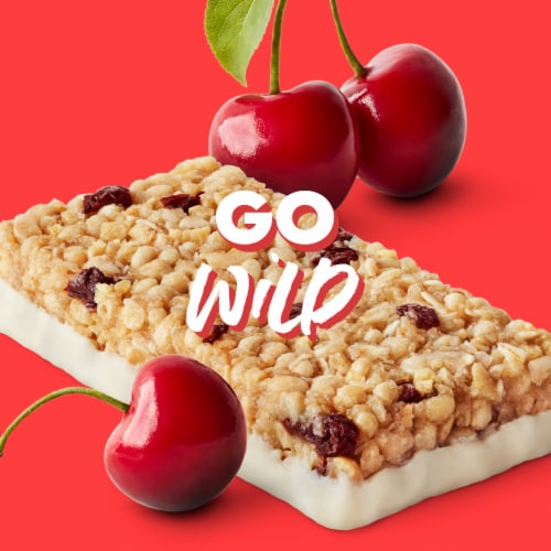 Luna® Gluten Free Wild Cherry Nutrition Bars with Prebiotics Perspective: bottom