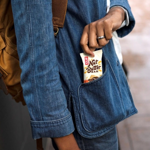 Clif Nut Butter Bar Chocolate Peanut Butter Organic Filled Energy Bars Perspective: bottom