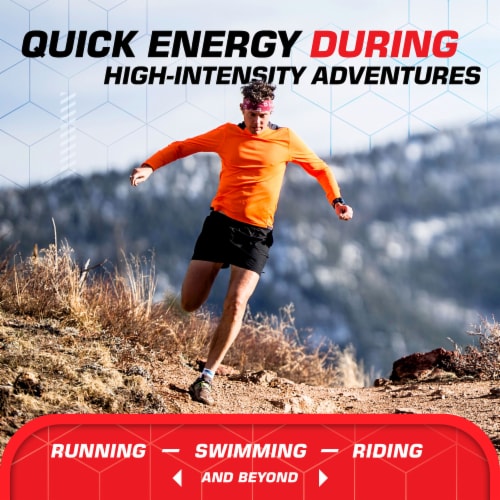 Clif Bloks Mountain Berry Flavor Energy Chews Perspective: bottom