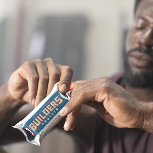 Clif Builders Chocolate Flavor Protein Bar Perspective: bottom