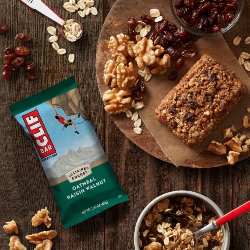 Clif Bar Oatmeal Raisin Walnut Energy Bars Perspective: bottom